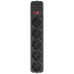 Сетевой фильтр питания Maxxter SPM5-G-10B чорний, 3 м кабель, 5 розеток (SPM5-G-10B)