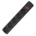 Сетевой фильтр питания Maxxter SPM5-G-10B чорний, 3 м кабель, 5 розеток (SPM5-G-10B)