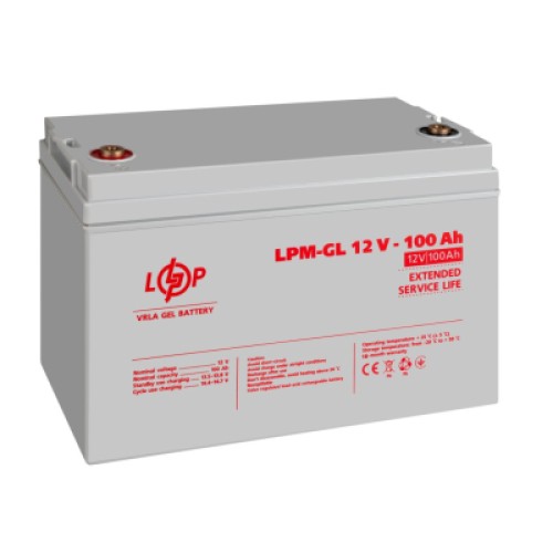 Батарея к ИБП LogicPower LPM-GL 12В 100Ач (3871)