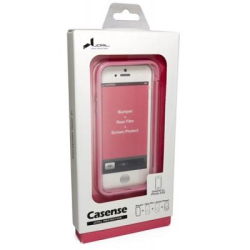 Чехол для мобильного телефона JCPAL Colorful 3 in 1 для iPhone 5S/5 Set-Pink (JCP3219)
