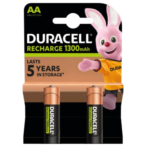 Аккумулятор Duracell AA HR6 1300mAh * 2 (5000394039186 / 81367175)