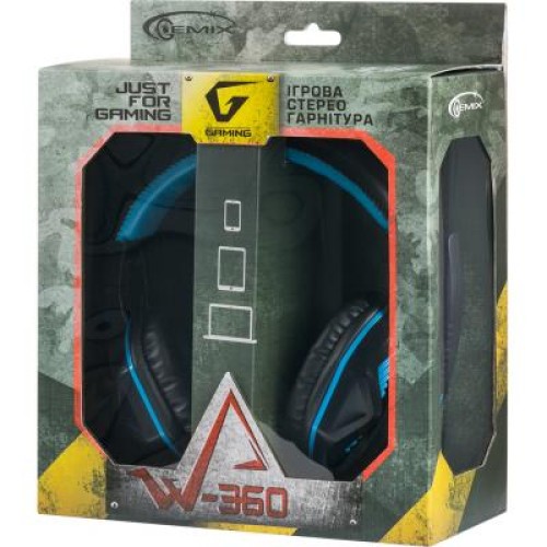 Наушники Gemix W-360 black-blue