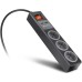 Сетевой удлинитель REAL-EL RS-3 USB CHARGE 1.8m, black (EL122500001)