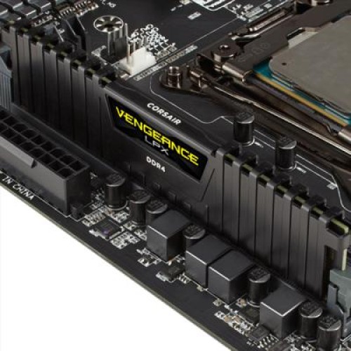 Модуль памяти для компьютера DDR4 8GB 2400 MHz Vengeance LPX Black Corsair (CMK8GX4M1A2400C16)