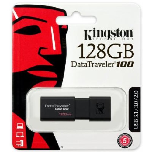 USB флеш накопитель Kingston 128GB DT100 G3 Black USB 3.0 (DT100G3/128GB) USB флеш накопитель Kingston 128GB DT100 G3 Black USB 3.0 (DT100G3/128GB)