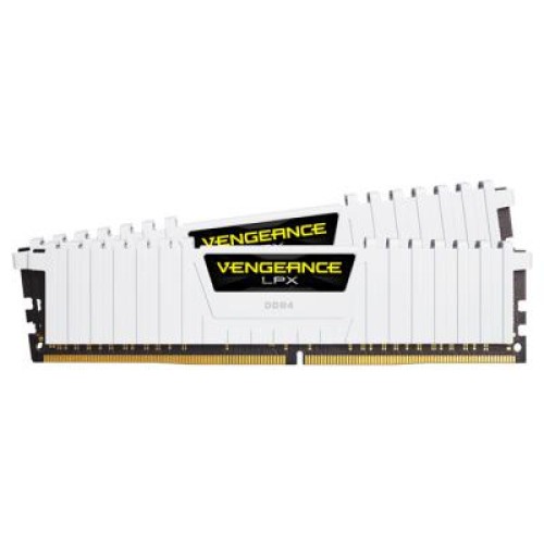 Модуль памяти для компьютера DDR4 16GB (2x8GB) 3000 MHz LPX White Corsair (CMK16GX4M2B3000C15W)