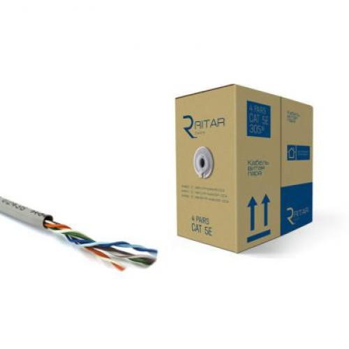 Кабель сетевой Ritar UTP 305м КВП (4*2*0,50) mark 4Р 24AWG [СCA] (03490)