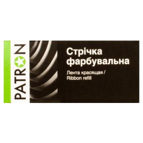 Лента к принтерам Patron 13мм х 7м Black (П.М.) (RIB-PN-12.7x7-ПМ-B)