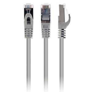 Патч-корд 1м S/FTP Cat 6A CU LSZH grey Cablexpert (PP6A-LSZHCU-1M)