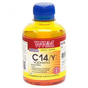 Чернила WWM CANON CLI-451/CLI-471 200г Yellow (C14/Y)