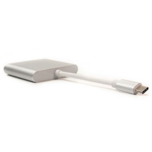 Переходник USB C-Type - HDMI/USB PowerPlant (KD00AS1306)
