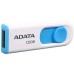 USB флеш накопитель ADATA 64GB C008 White+Blue USB 2.0 (AC008-64G-RWE)