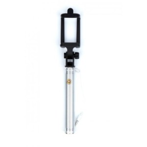 Монопод для селфі Grand-X Metallic Jack 3,5 U-крепление 170-750мм Silver (MPGJMS)