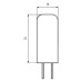 Лампочка Eurolamp G4 (LED-G4-0227(220))