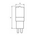 Лампочка Eurolamp G9 (LED-G9-0340(220))