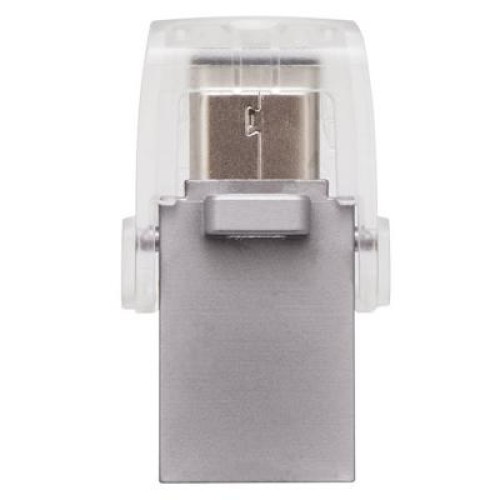 USB флеш накопитель Kingston 128GB DataTraveler microDuo 3C USB 3.0/Type C (DTDUO3C/128GB) USB флеш накопитель Kingston 128GB DataTraveler microDuo 3C USB 3.0/Type C (DTDUO3C/128GB)