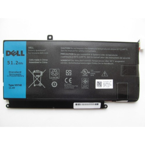 Аккумулятор для ноутбука Dell Vostro 5470 VH748 51.2Wh (4500mAh) 6cell 11.4V Li-ion (A41997)