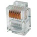 Коннектор Eserver RJ12 6P6С, уп. 100шт (WT-6001D)