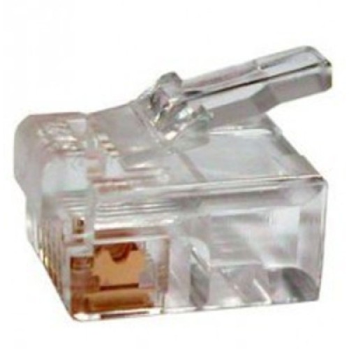 Коннектор Eserver RJ12 6P6С, уп. 100шт (WT-6001D)