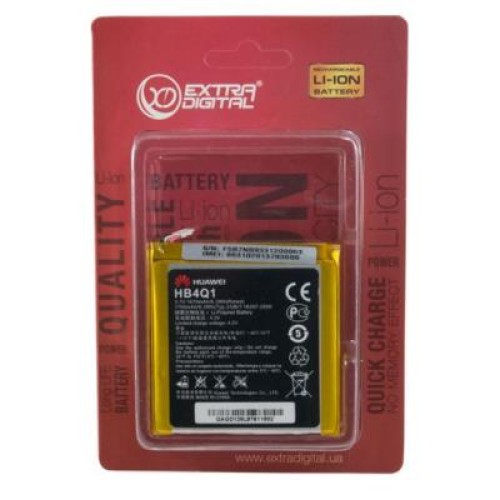 Аккумуляторная батарея Extradigital Huawei Ascend P1 U9200 (Original, 1670 mAh) (BMH6397)