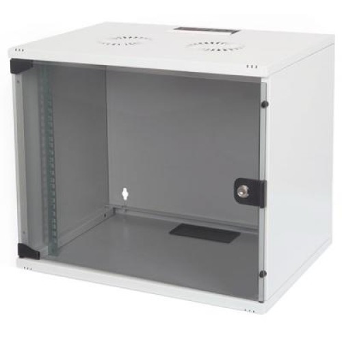 Шкаф настенный Digitus 7U 19" 540x400, стекляные двери, 60kg max (DN-1907U-S-1)