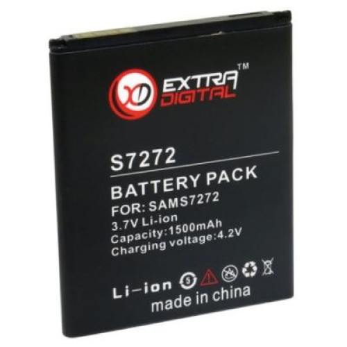 Аккумуляторная батарея Extradigital Samsung Galaxy Ace 3 Duos (1500 mAh) (BMS6298)