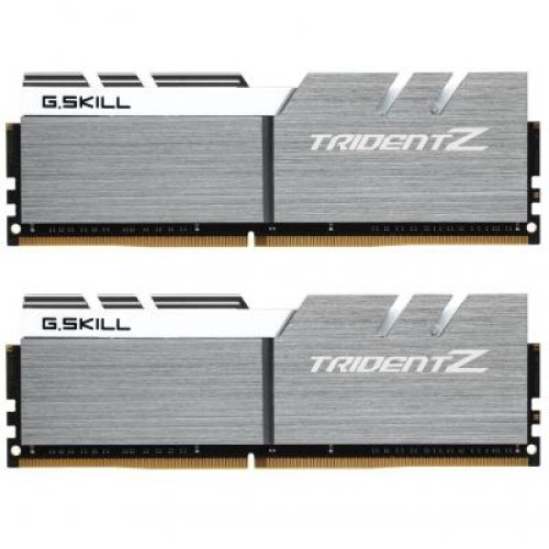 Модуль памяти для компьютера DDR4 16GB (2x8GB) 3200 MHz Trident Z Silver H/ White G.Skill (F4-3200C16D-16GTZSW)