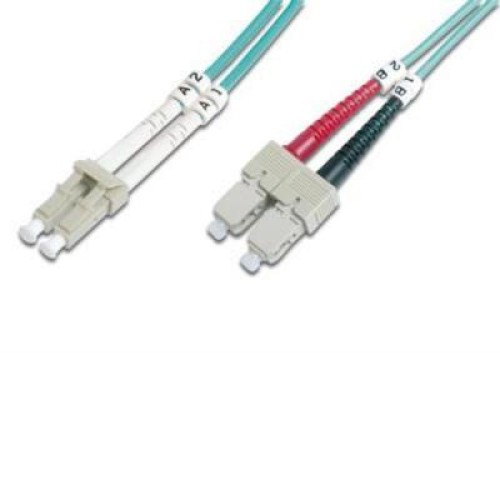 Оптический патчкорд Digitus LC/UPC-SC/UPC,50/125,OM3,duplex,2m (DK-2532-02/3)