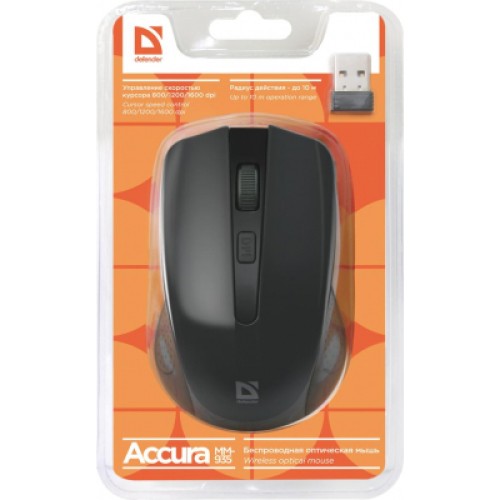 Мышка Defender Accura MM-935 Black (52935)