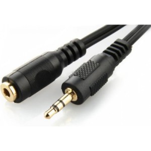 Кабель мультимедийный Jack 3.5mm M/Jack 3.5mm F 5.0m Cablexpert (CCA-421S-5M)