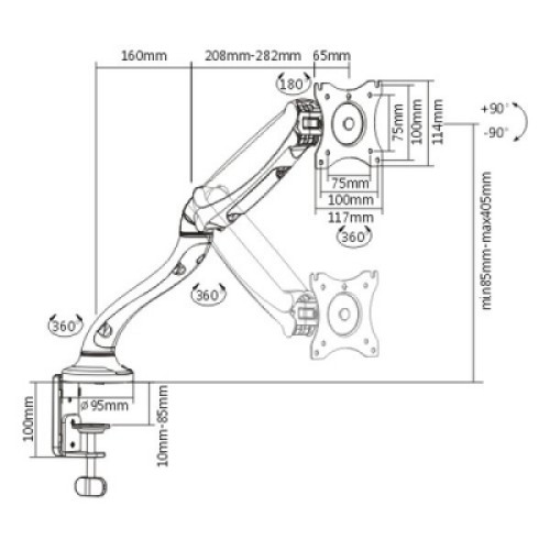 Кронштейн ITech MBSG-02F