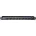 Силовой блок Eserver 19" 9 розеток, кабель 1.8м, алюм. корпус PDU 220В, 16А (WT-2261A-GER-9WAY)