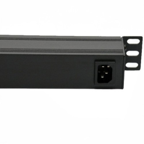 Силовой блок Eserver 19" 9 розеток, без выкл., без кабеля, алюм. корпус, 16А (WT-2261A-GER-9WAY-WO)