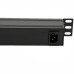 Силовой блок Eserver 19" 9 розеток, без выкл., без кабеля, алюм. корпус, 16А (WT-2261A-GER-9WAY-WO)