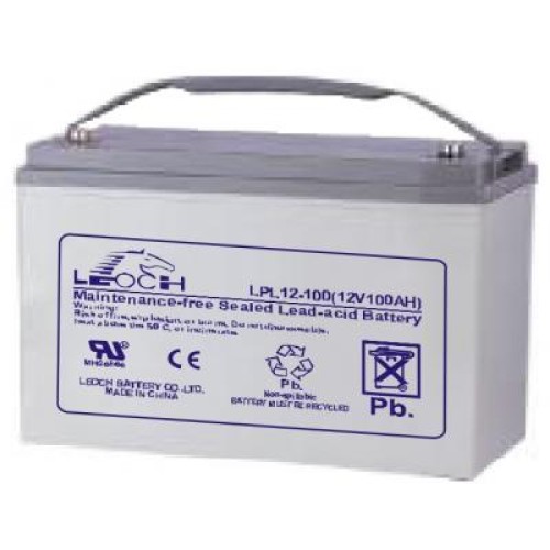 Батарея к ИБП Leoch 12В 100 Ач (LPL 12-100)