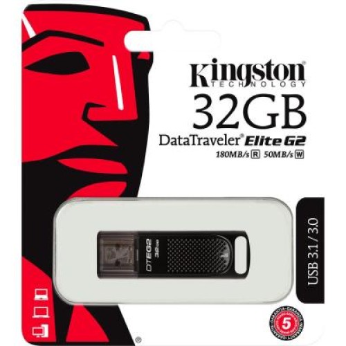 USB флеш накопитель Kingston 32GB DataTraveler Elite G2 Metal Black USB 3.1 (DTEG2/32GB) USB флеш накопитель Kingston 32GB DataTraveler Elite G2 Metal Black USB 3.1 (DTEG2/32GB)