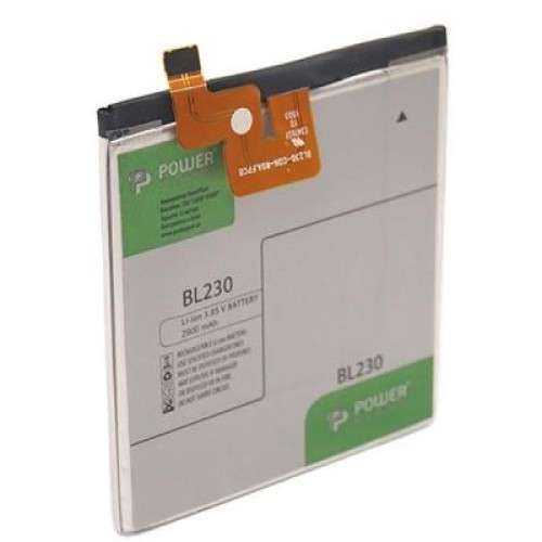 Аккумуляторная батарея PowerPlant Lenovo Vibe Z2 (BL230) 2900mAh (DV00DV6304)