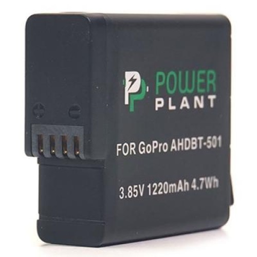 Аккумулятор к фото/видео PowerPlant GoPro AHDBT-501 1220mAh (CB970124)