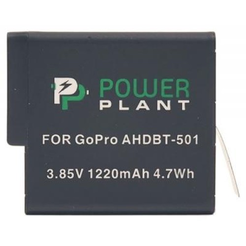 Аккумулятор к фото/видео PowerPlant GoPro AHDBT-501 1220mAh (CB970124)