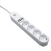 Сетевой фильтр питания ColorWay CW-CHE44W, 4 розетки/4USB White 2M (CW-CHE44W)