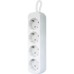 Сетевой удлинитель Defender E430 3.0 m 4 роз white (99226)
