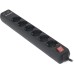 Сетевой фильтр питания REAL-EL REAL-EL RS-6 PROTECT USB, 5m, black (EL122300018)