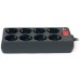 Сетевой фильтр питания REAL-EL REAL-EL RS-8 PROTECT, 1.8m, black (EL122300021)