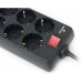 Сетевой фильтр питания REAL-EL REAL-EL RS-8 PROTECT, 1.8m, black (EL122300021)