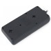 Сетевой фильтр питания REAL-EL REAL-EL RS-8 PROTECT, 3m, black (EL122300022)
