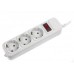 Сетевой фильтр питания Maxxter SPM3-G-15G grey, 4.5 м кабель, 3 розетки (SPM3-G-15G)