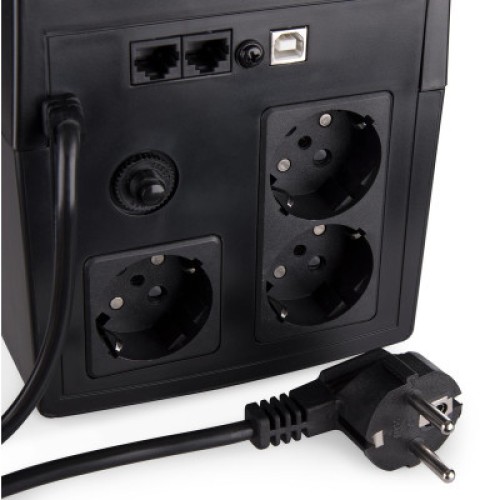 Источник бесперебойного питания Vinga LCD 1200VA plastic case with USB (VPC-1200PU)