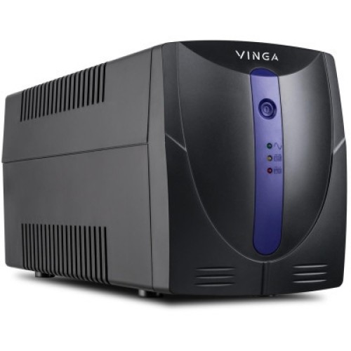Источник бесперебойного питания Vinga LED 1500VA plastic case with USB (VPE-1500PU)