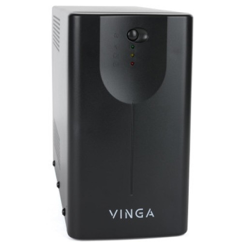 Источник бесперебойного питания Vinga LED 600VA metal case with USB (VPE-600MU)
