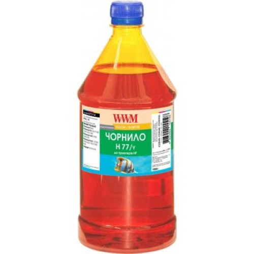 Чернила WWM HP №177/85 1000г Yellow (H77/Y-4)